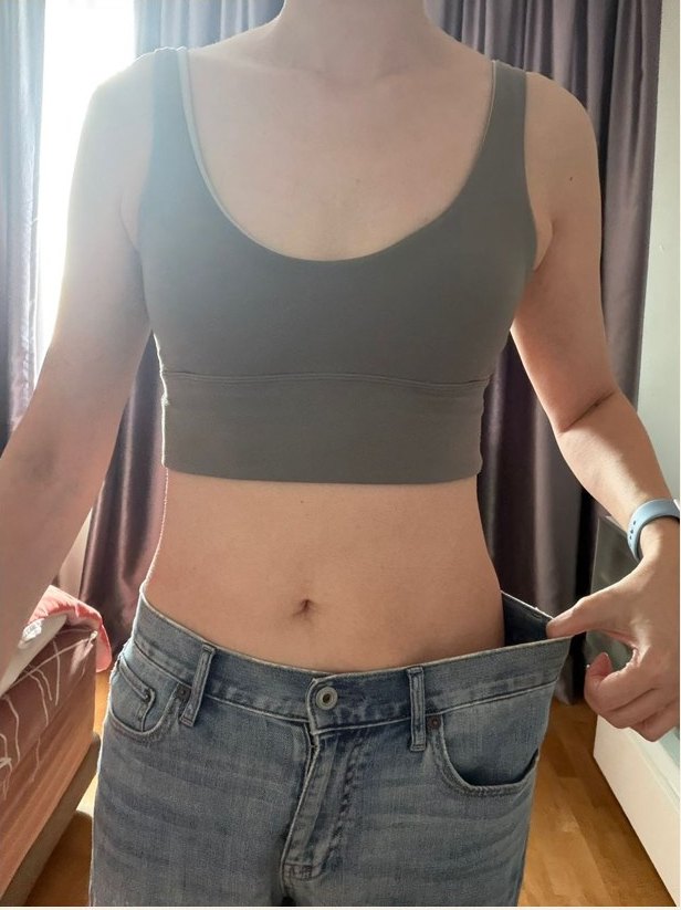 Penny's jeans fitting looser after coaching